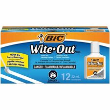 BIC BICWOFQD12WE Correction Fluid