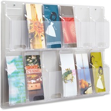 Safco SAF5604CL Literature Rack